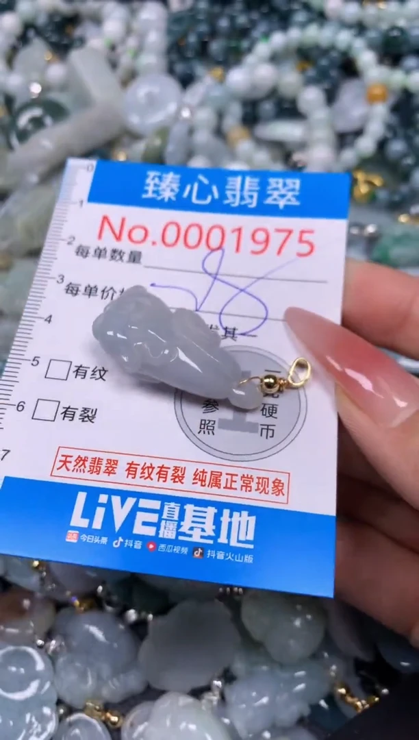 【闪购商品】翡翠颈饰未镶嵌含绳0001975