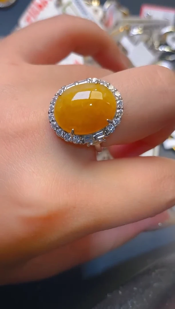 【闪购商品】翡翠耳饰银S925镶嵌天然A货翡翠1