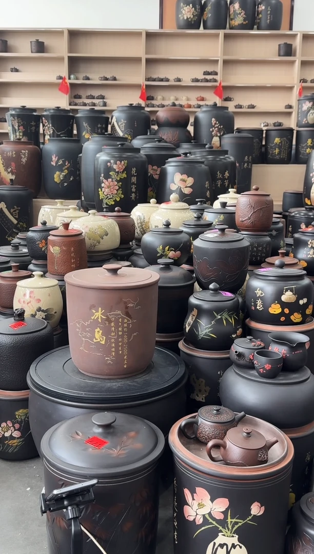 罐瑕疵七饼彩填古铜色   376
