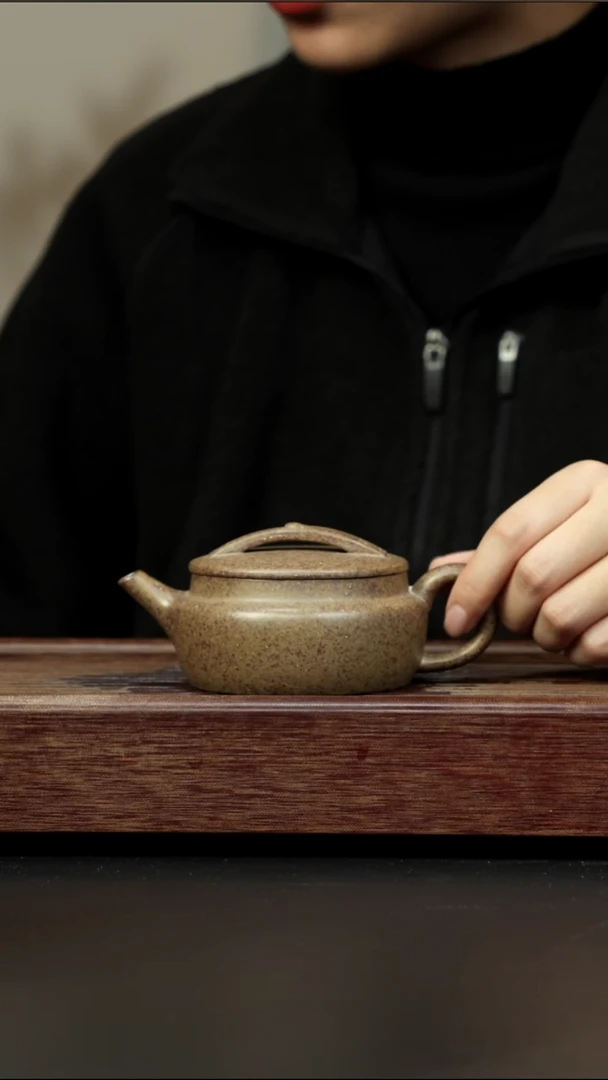 茶壶紫砂本绿柴烧 汉瓦
