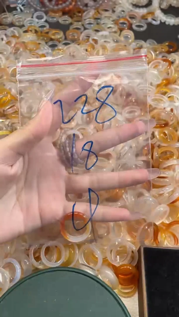 玛瑙/玉髓戒指未镶嵌228