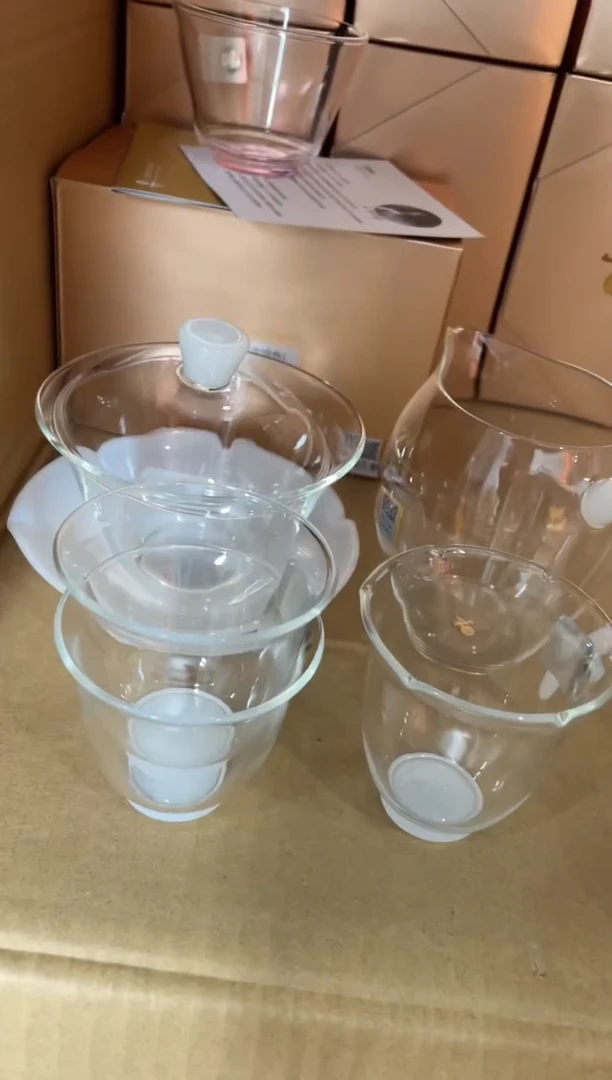 【闪购商品】荷叶盖碗+怡然+卿妍4+韵杯2（白玉色）