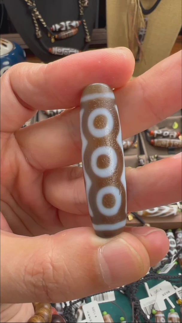 玛瑙/玉髓颈饰未镶嵌小卢全手工玛瑙天珠