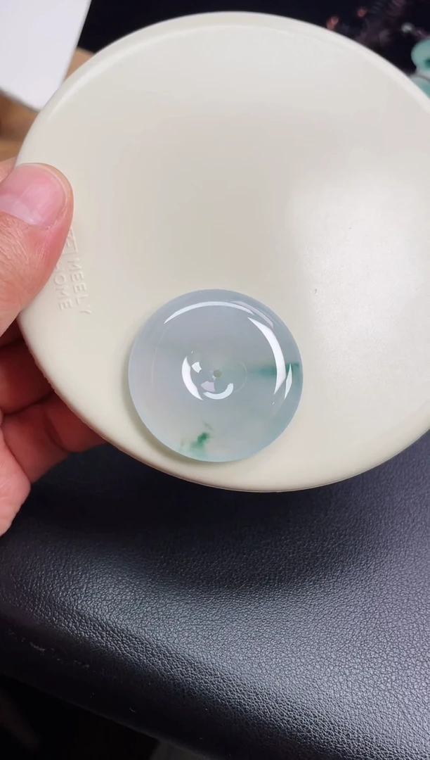 颈饰未镶嵌翡翠【44】平安扣 尺寸 35.9   6.3mm