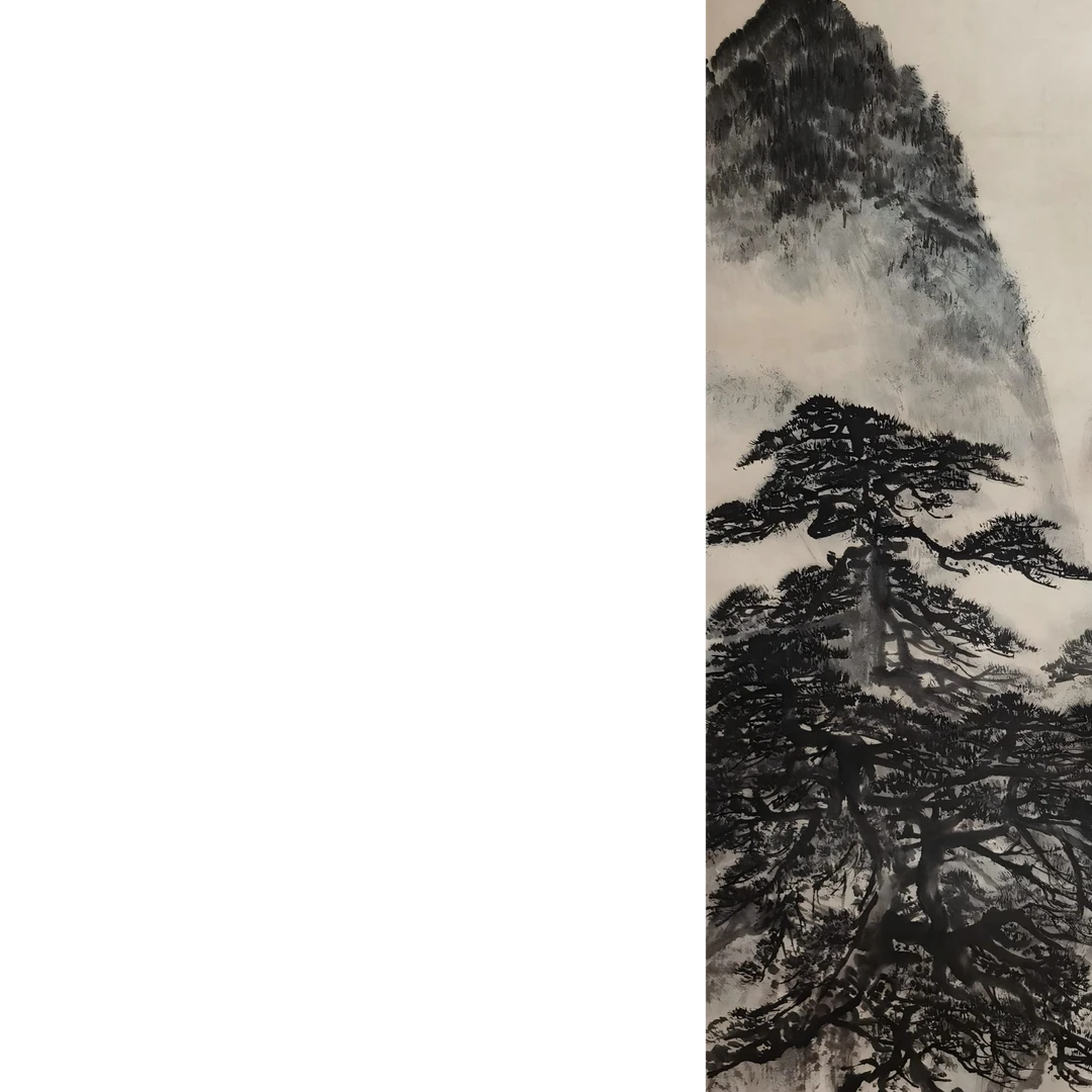 【辽拍】V250709-2-767《山水》（4.7平尺)  纸本镜片 yy1231t