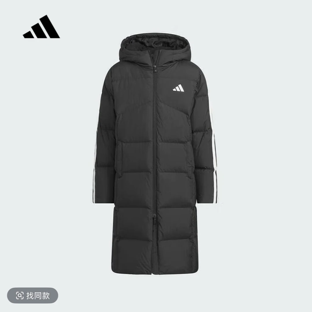 adidas阿迪达斯新款儿童长款保暖羽绒服休闲运动外套KB5095