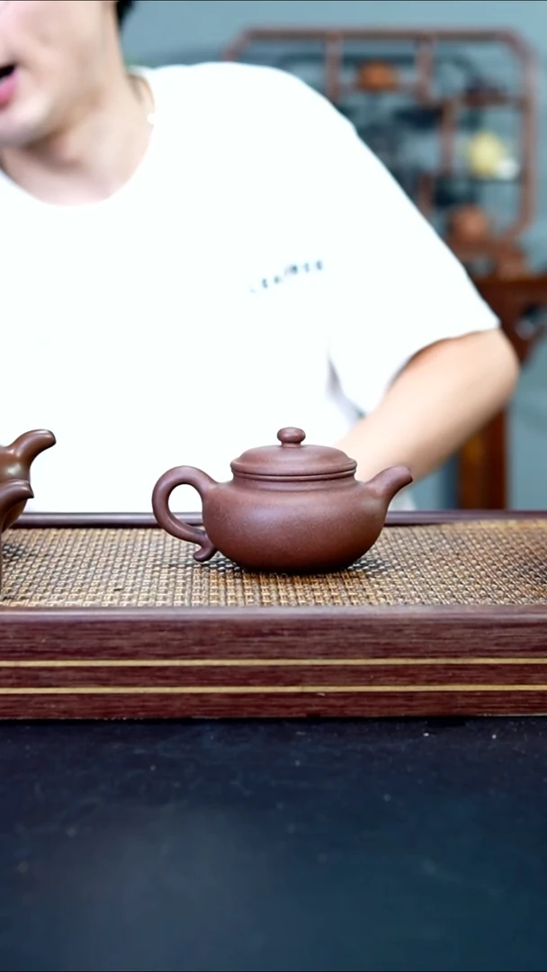 茶壶紫砂仿古  底槽青  180cc