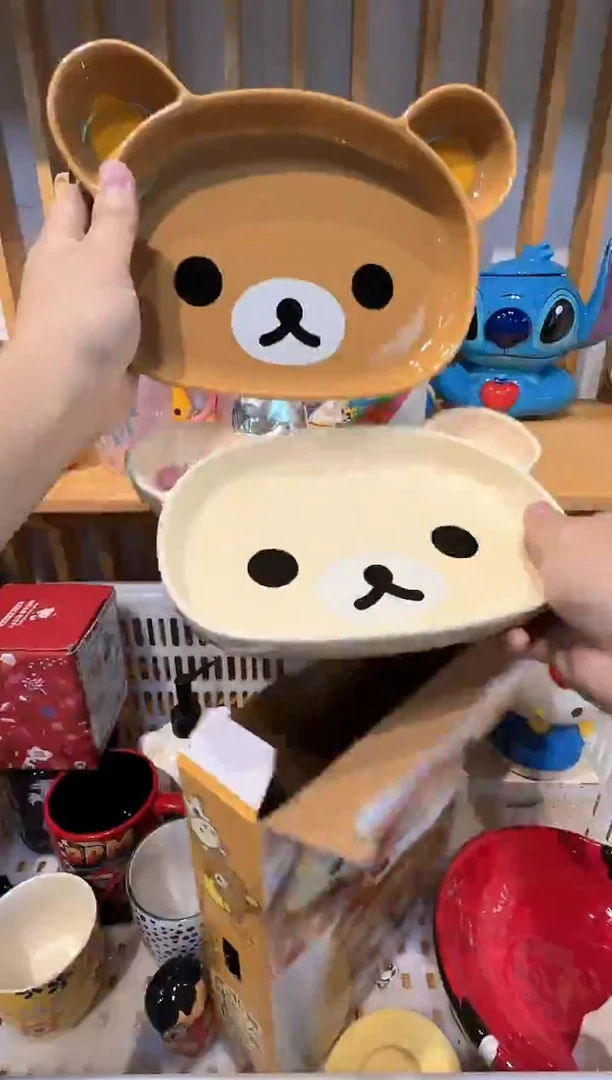 其他原盒轻松熊餐盘2件套