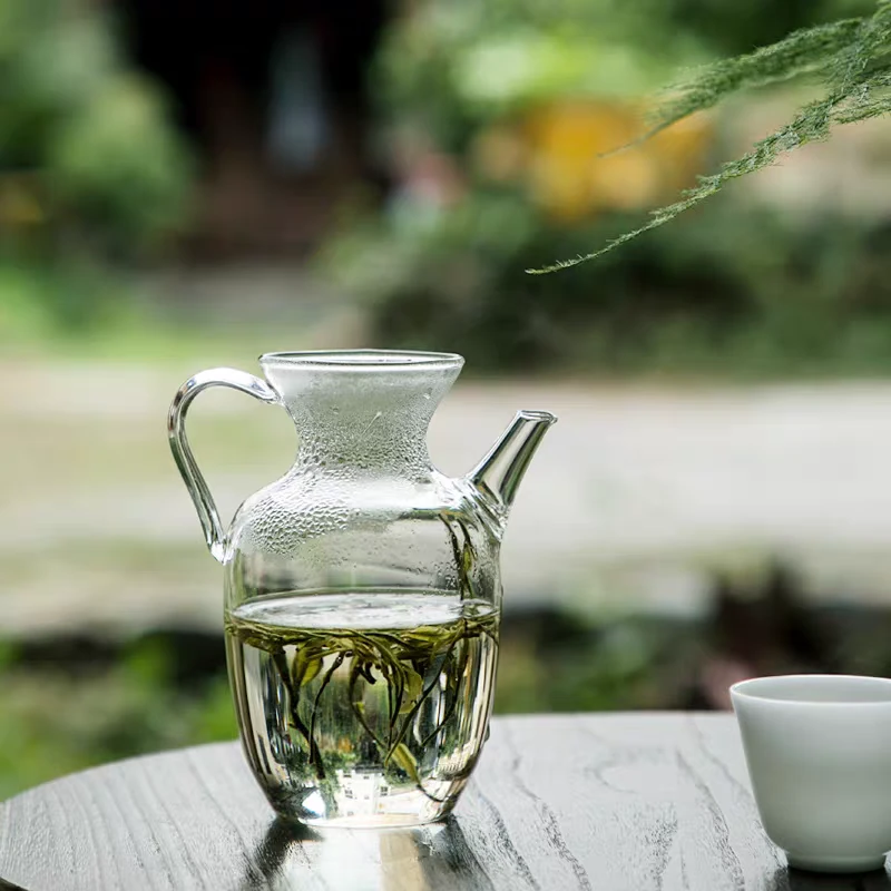 玻璃公道杯手执壶分茶器分酒器高脚茶杯闻香杯威士忌试酒杯