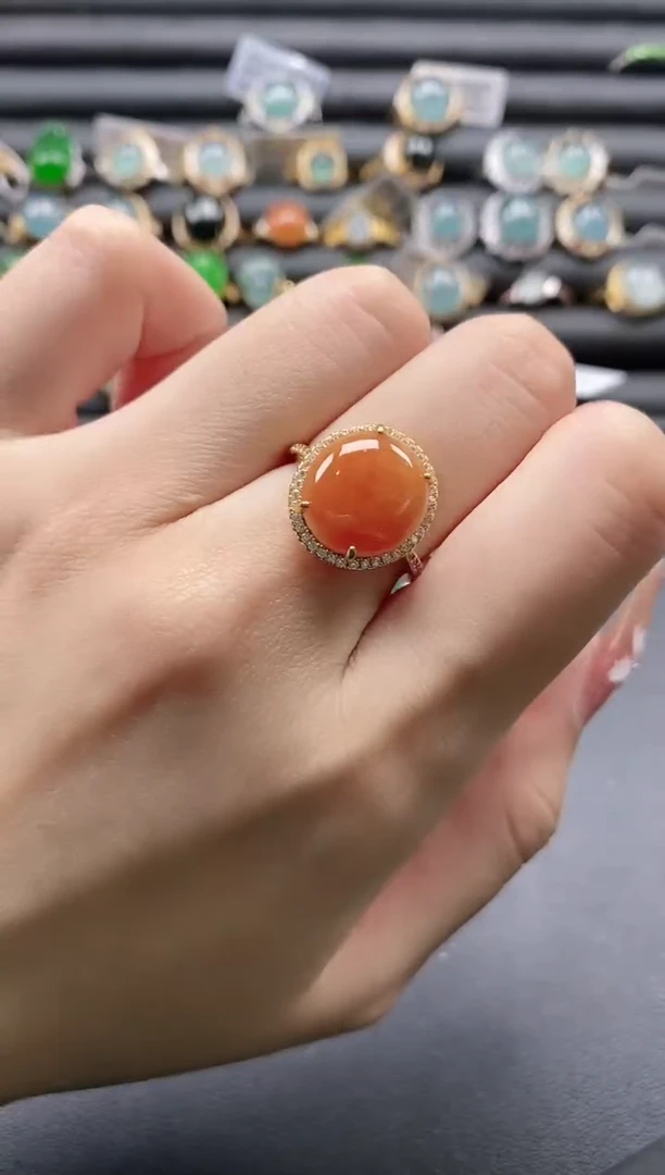 【闪购商品】翡翠戒指银S925镶嵌1111