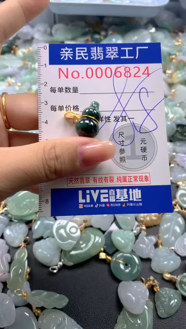 颈饰未镶嵌翡翠6824