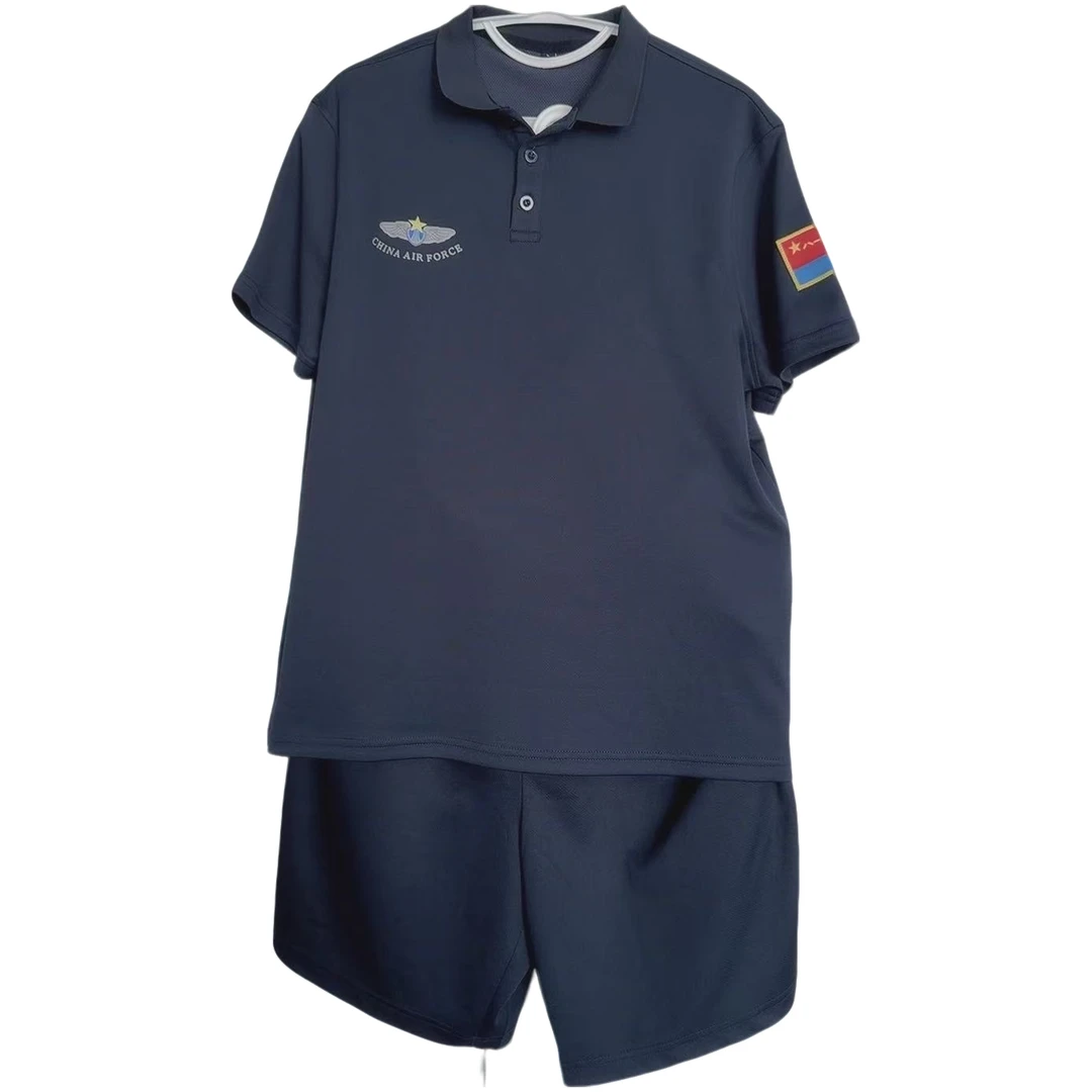 翻领套装男女同款体能透气吸汗速干运动休闲套装