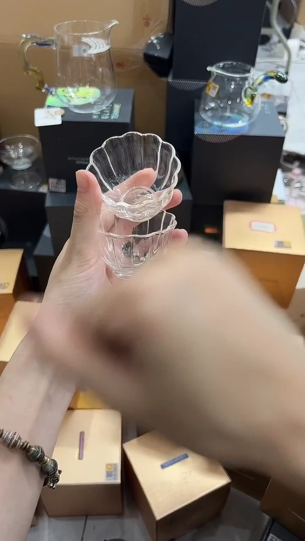 @@禾器晶彩乐妍杯透明两只