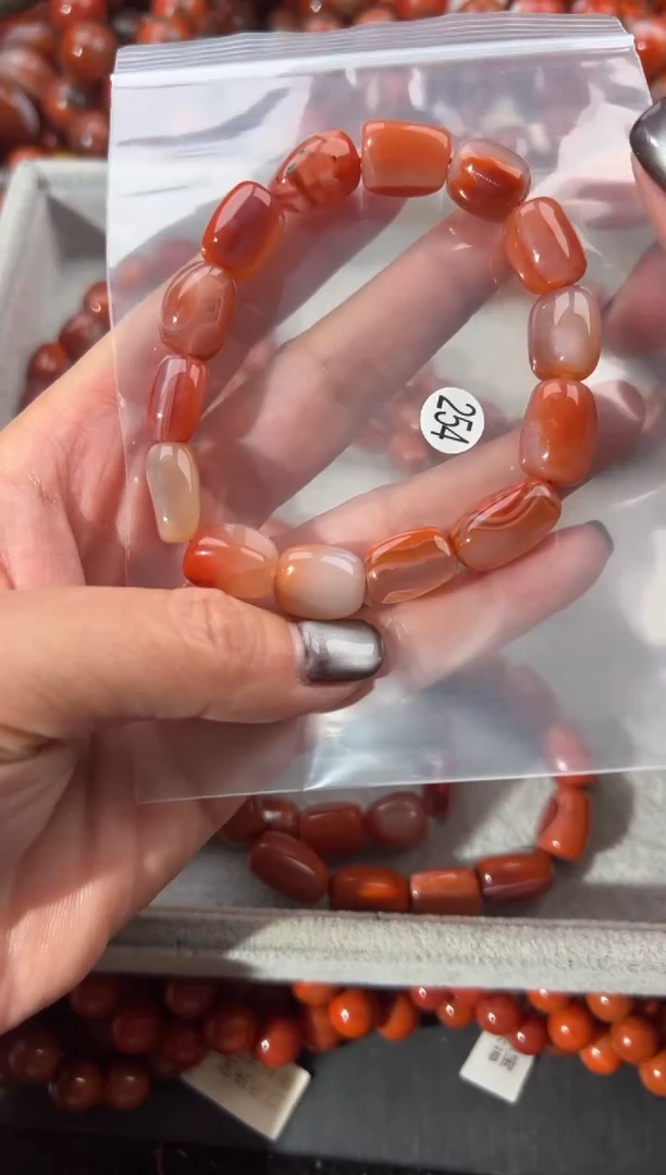 未镶嵌手串南红玛瑙9+