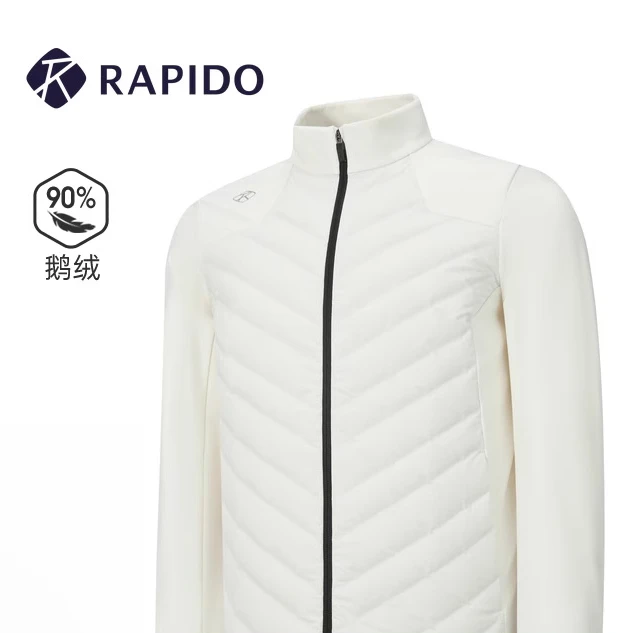 【新品】RAPIDO雳霹道25秋冬男运动休闲90%鹅绒立领羽绒服CN5938X03