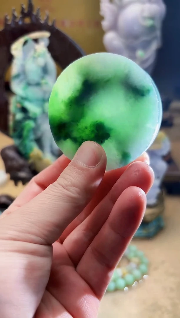 未镶嵌挂件翡翠A货张麦9859