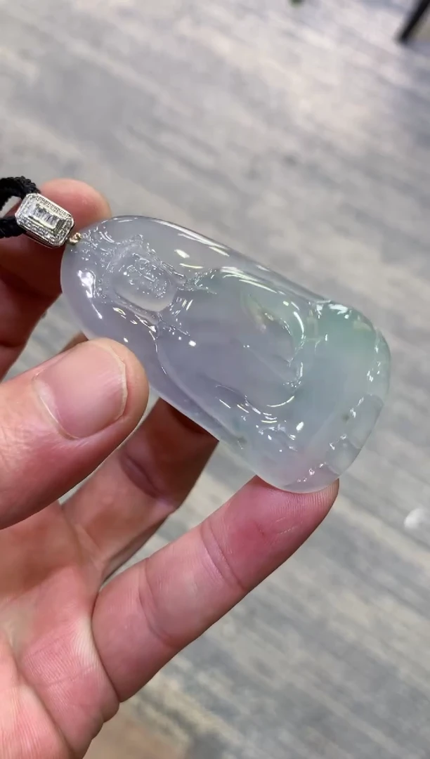 颈饰未镶嵌翡翠天然A货翡翠