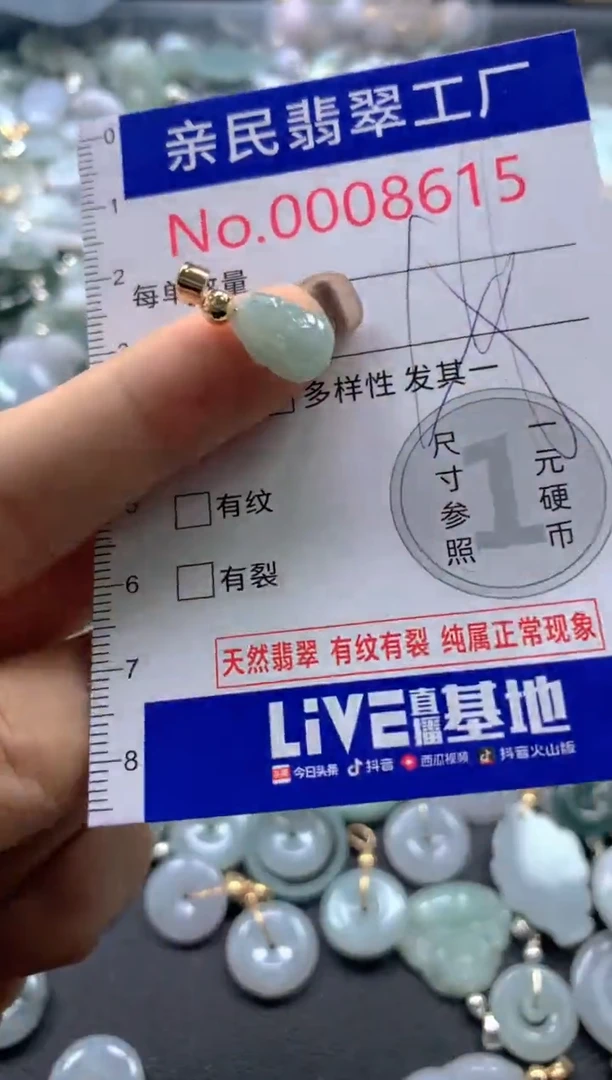 颈饰未镶嵌翡翠8615