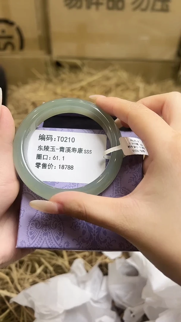 未镶嵌手镯石英质玉T0210
