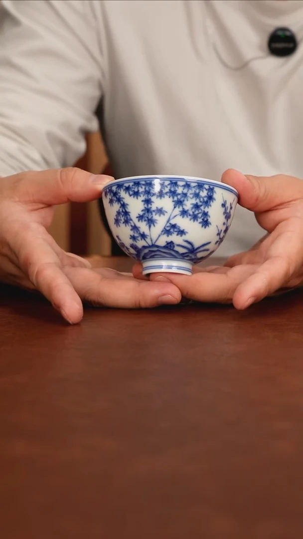 景德镇瓷器，青花瓷手绘茶具~
