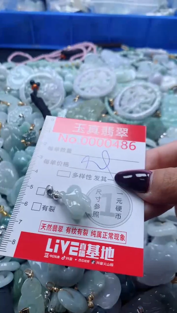 吊坠(不含链)未镶嵌翡翠0486