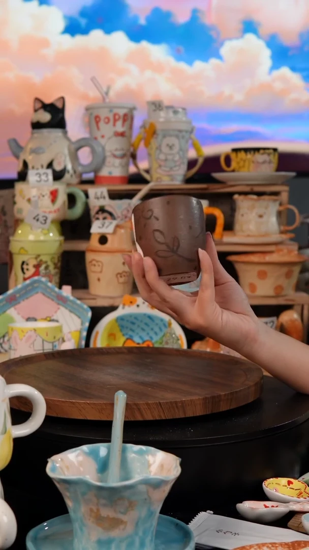 陶瓷双饮款景德镇手工陶瓷