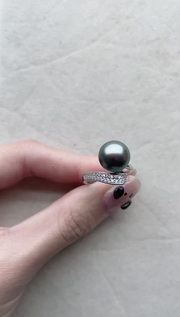 【闪购商品】海水珍珠戒指银S925镶嵌Y52