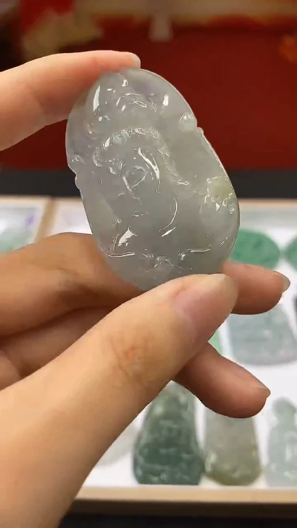 翡翠未镶嵌吊坠(不含链)翡翠9