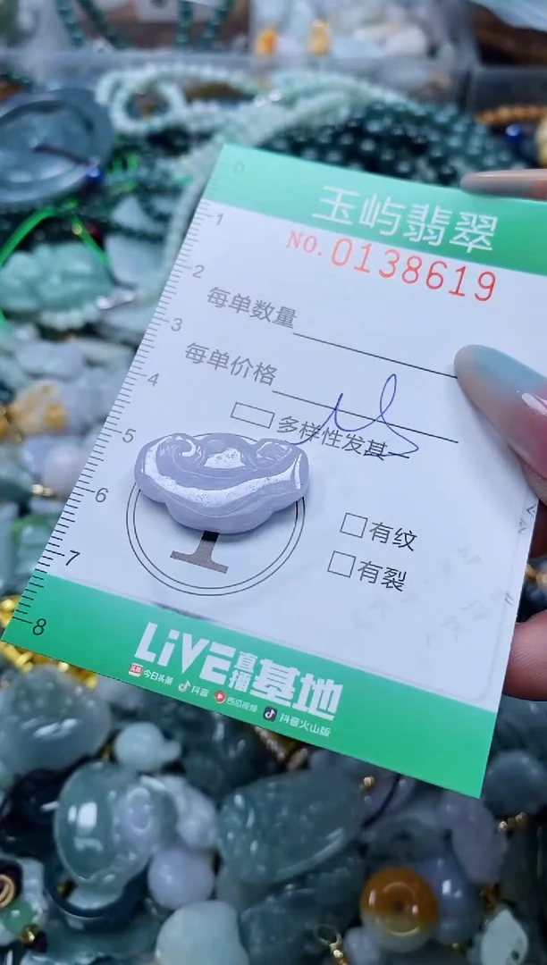翡翠未镶嵌颈饰闪购0138619