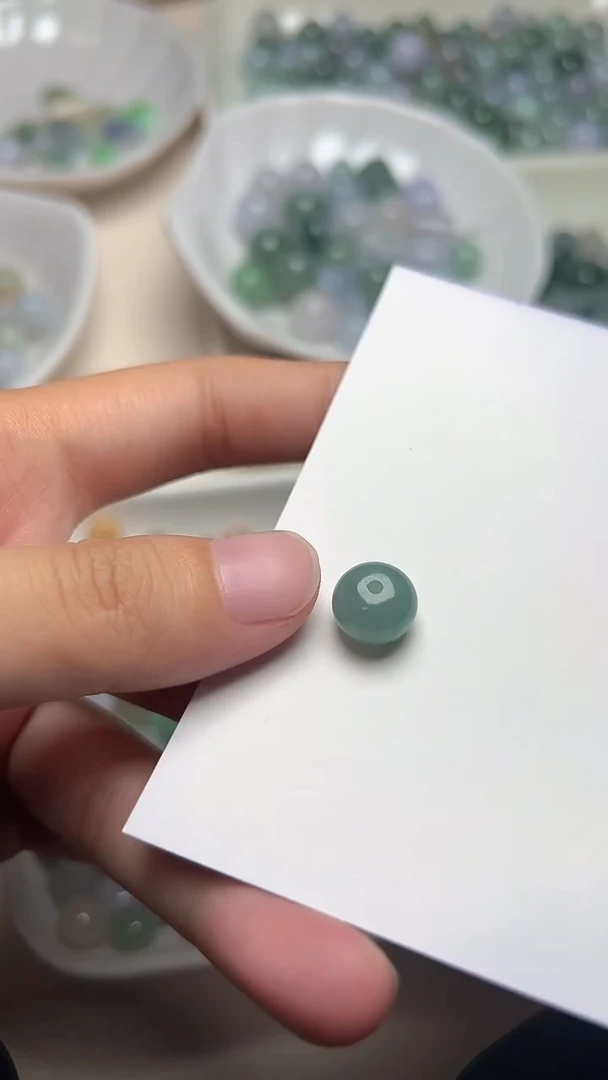 散珠翡翠翡翠古珠