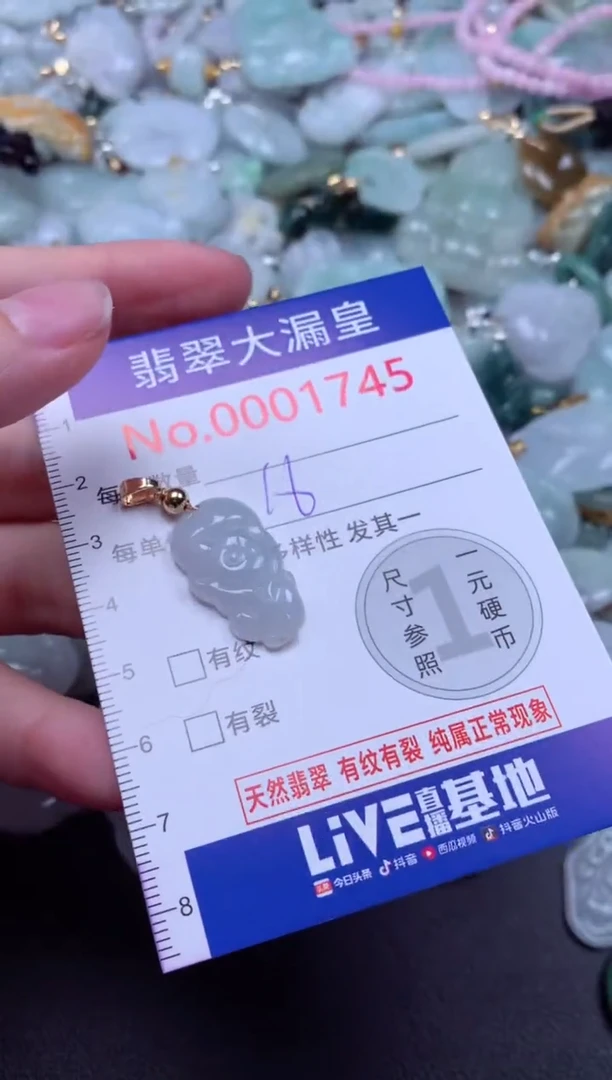 吊坠(不含链)未镶嵌翡翠1745
