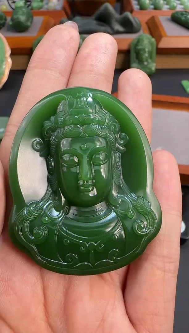 颈饰未镶嵌和田玉南*吊坠