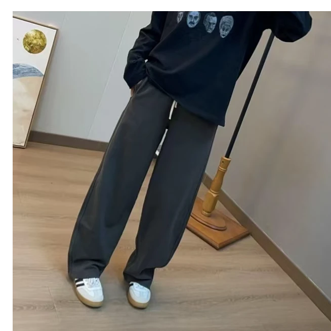 喜柿-【四色香蕉裤】韩单！秋季小弯刀香蕉裤女款遮胯显瘦卫裤#6928