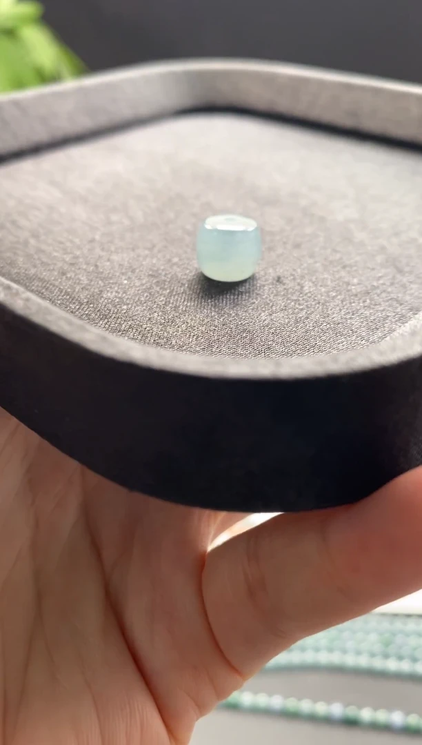 未镶嵌手链翡翠散珠卡10MM老型珠