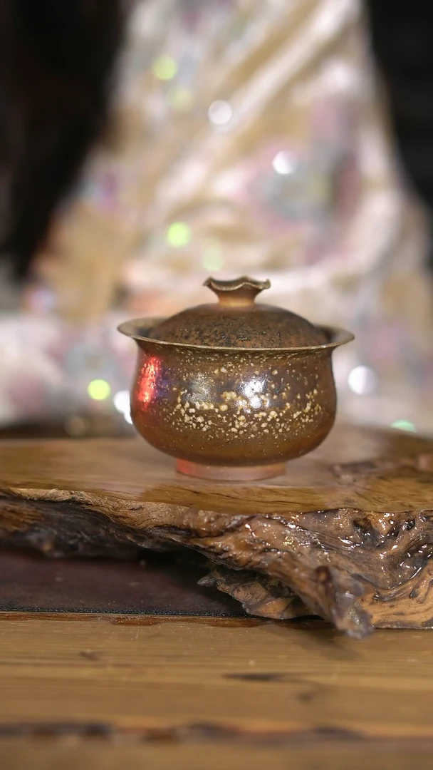 景德镇纯柴烧 盖碗 6