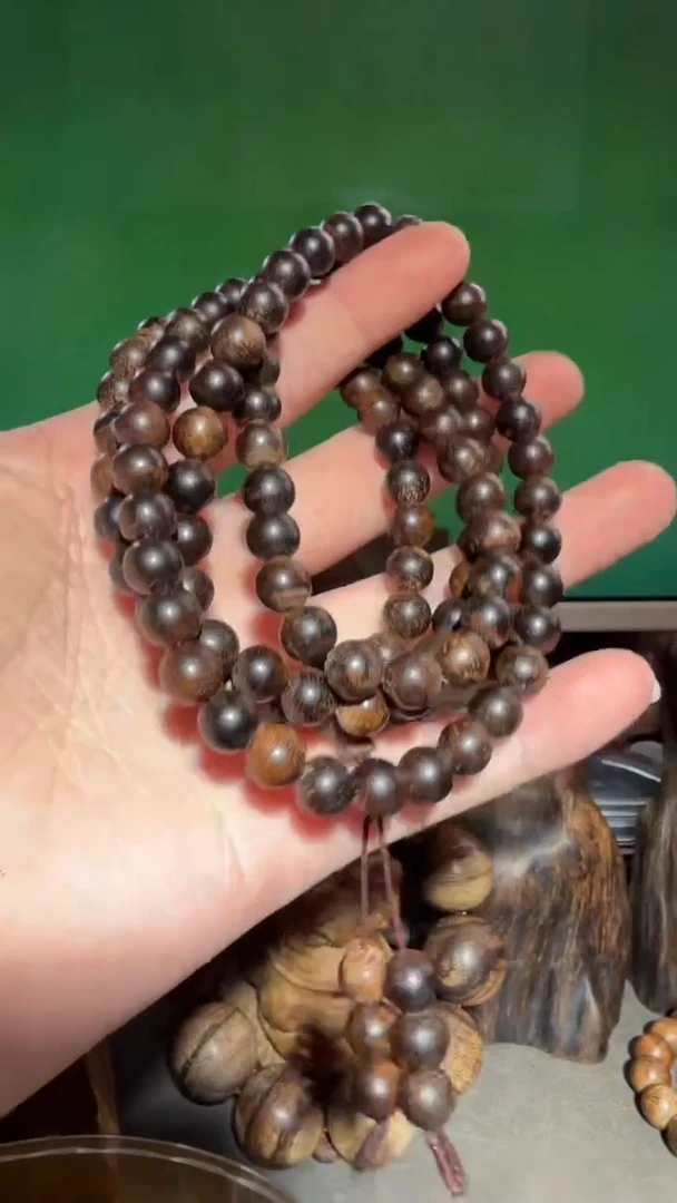沉香手串海南黎母山多样性发一