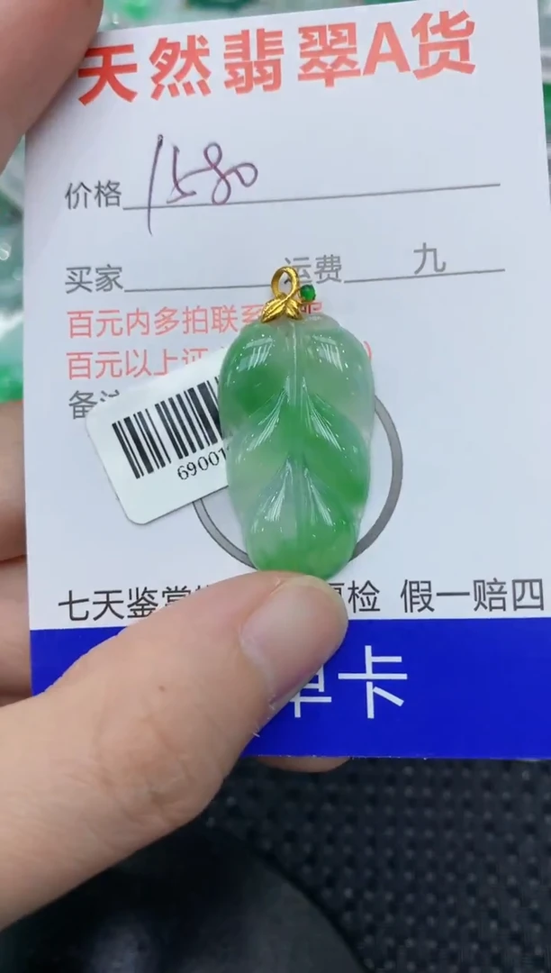 【闪购商品】翡翠颈饰18K金镶嵌111111111111