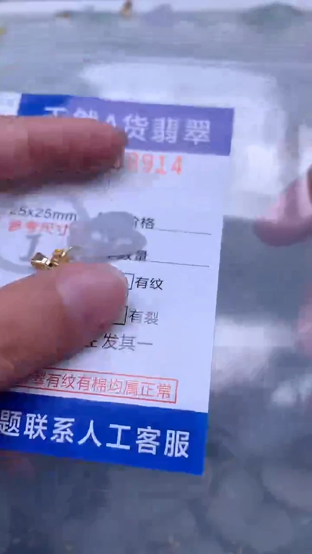 翡翠未镶嵌吊坠(不含链)1