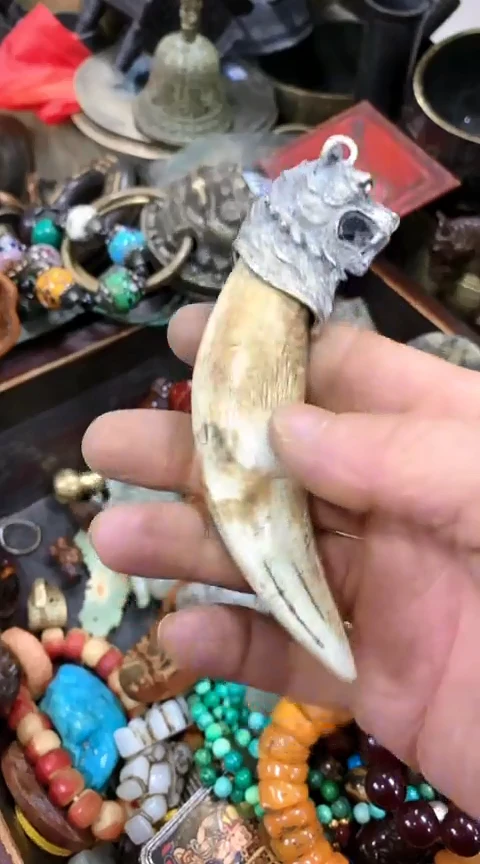 【闪购商品】一物一拍编号虎头把件