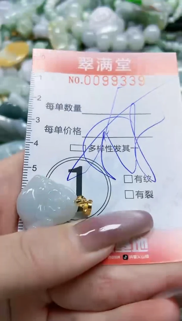 【闪购商品】翡翠颈饰未镶嵌闪购0099339多样性发其一