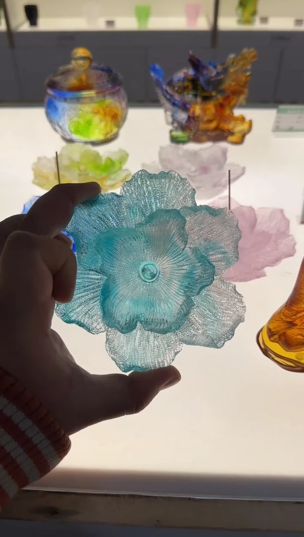 手工艺品琉璃香插