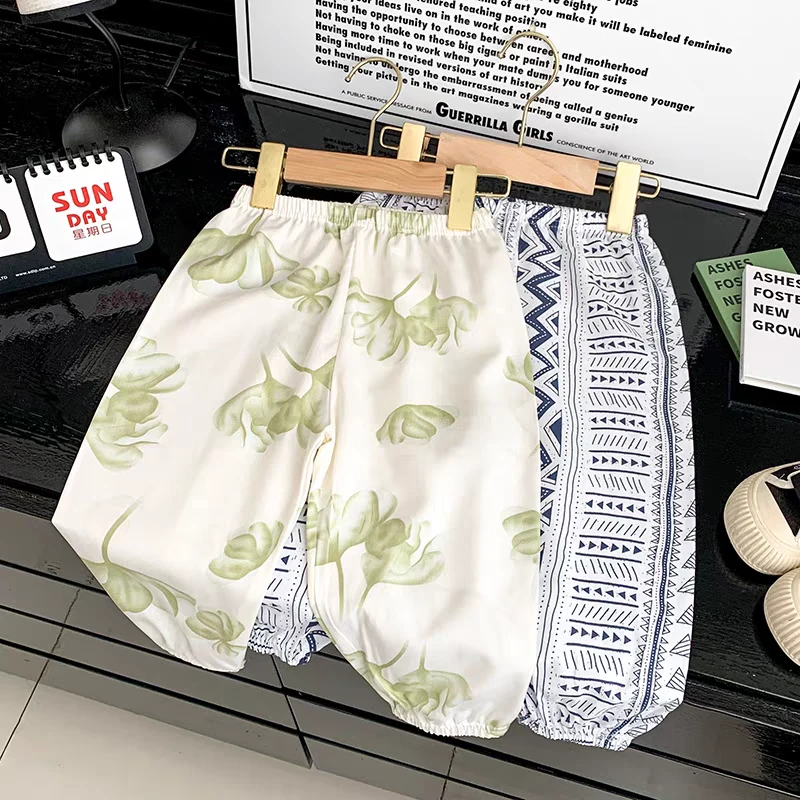 儿童夏季品牌休闲防蚊裤