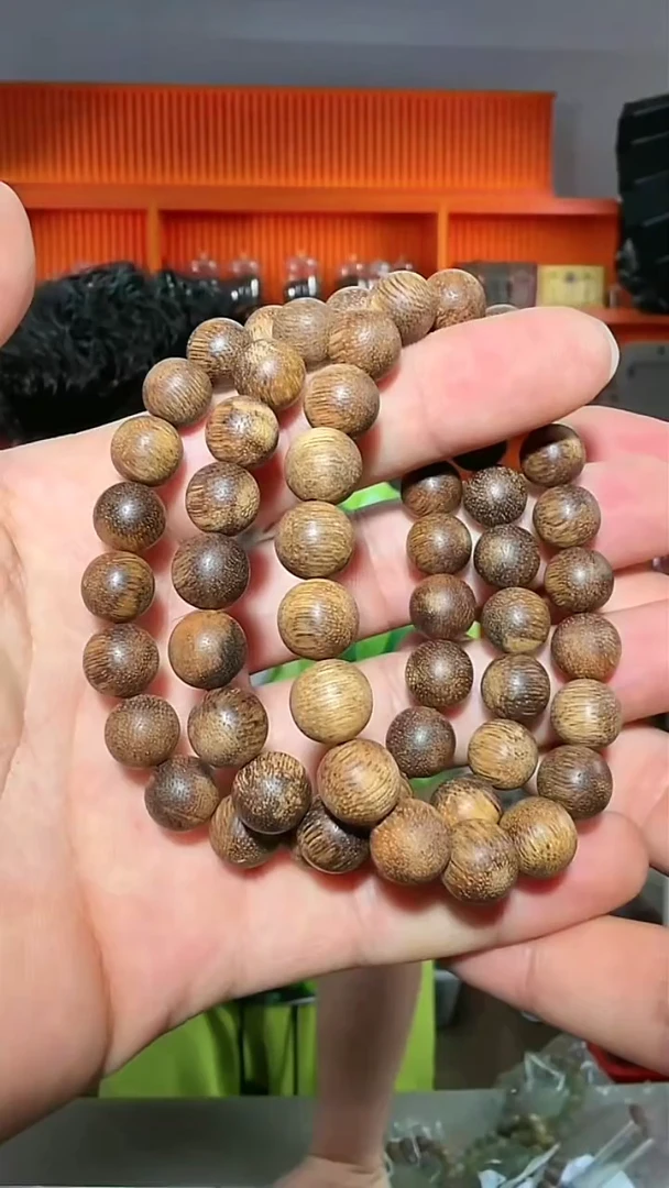 沉香手串28号单圈海南1.0多样性发一