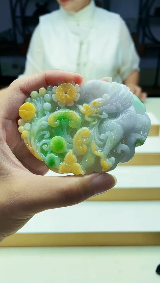 未镶嵌定制翡翠毛货09190328