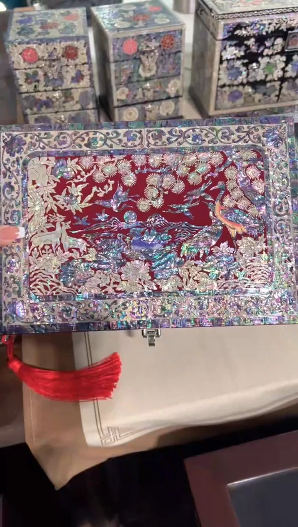 【闪购商品】鱼锁满贝底·弘贝雅螺钿漆器文化馆