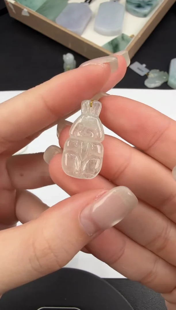 吊坠(不含链)未镶嵌翡翠翡翠饰品-159