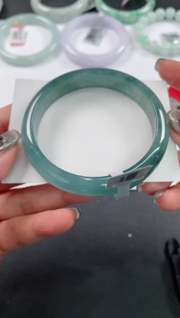 未镶嵌手镯翡翠基地发货H7859 59+