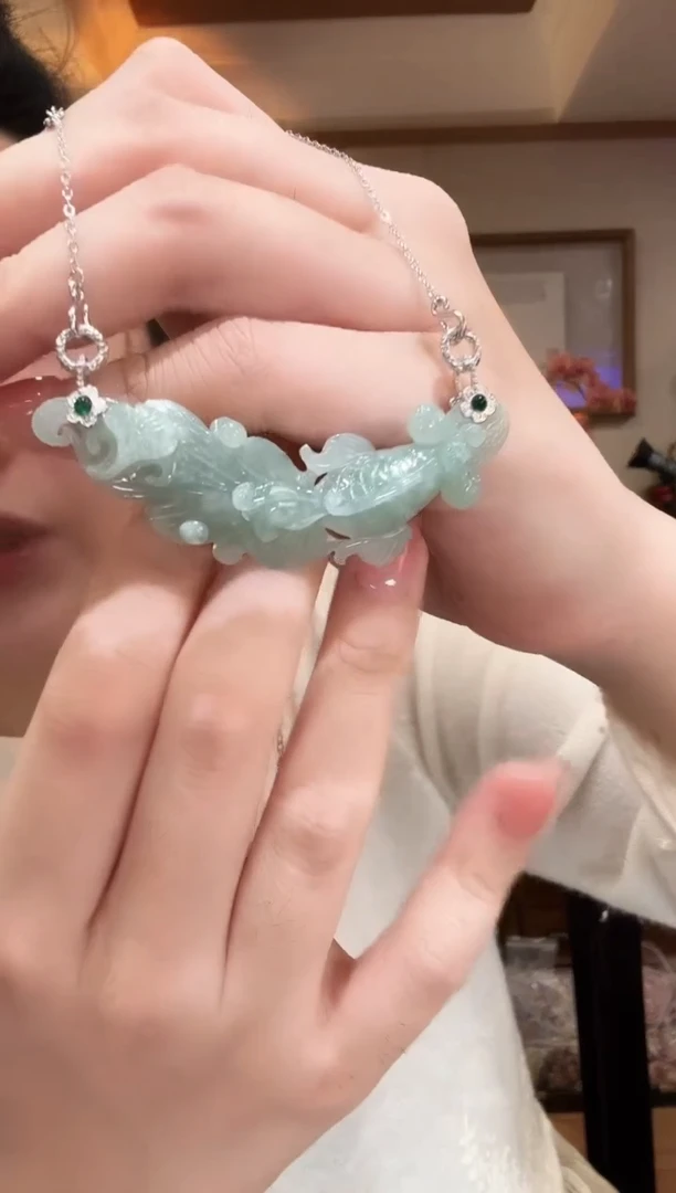 颈饰未镶嵌翡翠国风