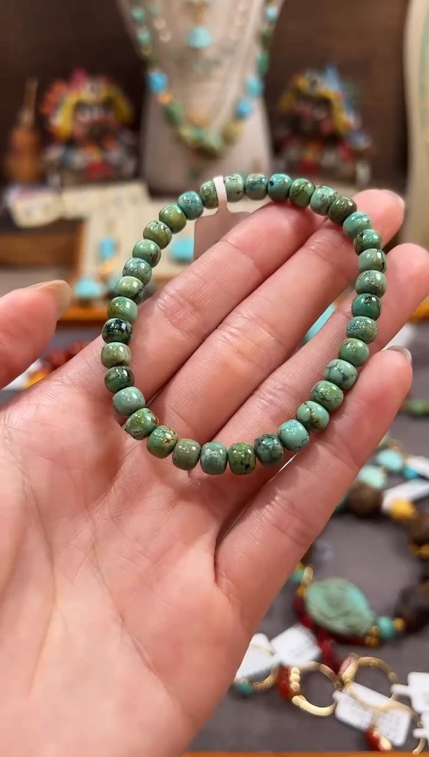 未镶嵌绿松石手链绿松石手链