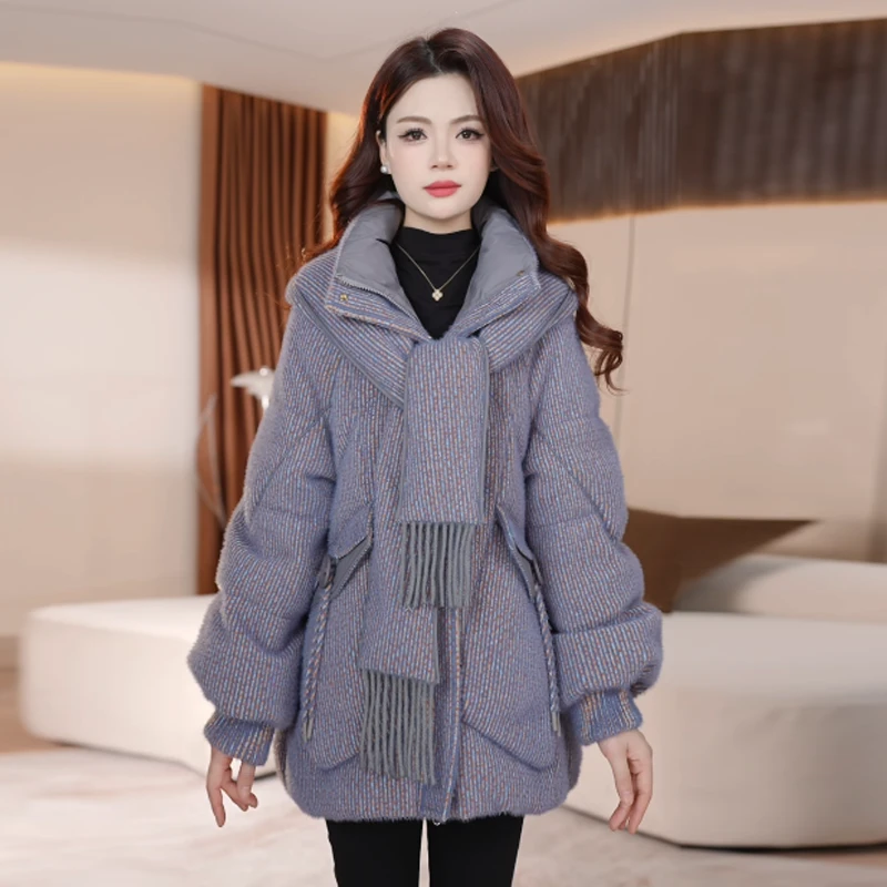 【羽绒服】冬季白鸭绒羽绒服百搭新款时尚莫瑞系穿搭休闲保暖女装